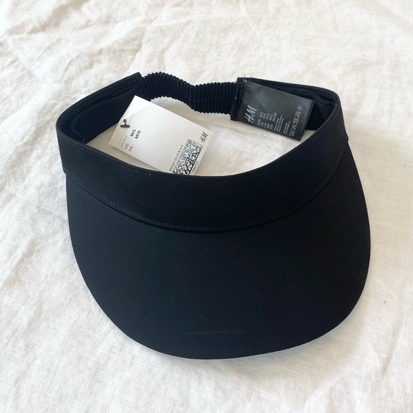 NWT H&M Black Visor Hat - Picture 2 of 6